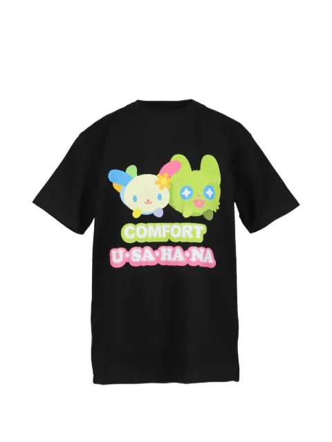 Sanrio Sanrio graphic-print T-shirt Black 4PAPTS03BLK