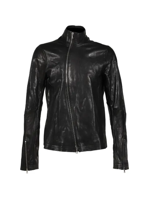 SAN263-1 Fencing leather jacket Black SANSS260101BLK