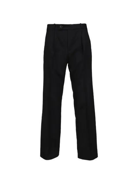 Ernest W. Baker pleated straight-fit trousers Black PT34AM11BLK