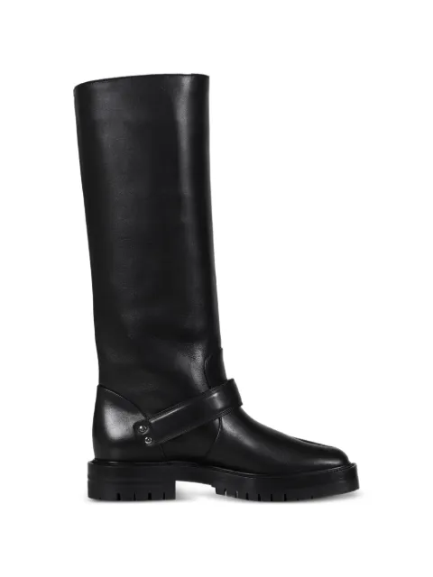 Maison Margiela Tabi buckle-strap knee-high boots Black S58WW0162P3292