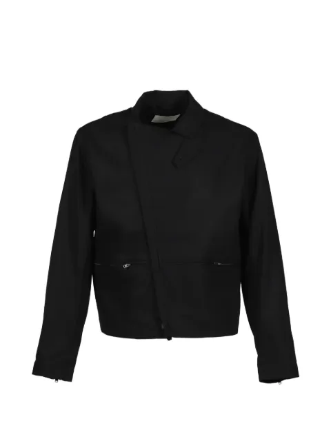 pet-tree-kor Chisel zip-up jacket Black PTK26SSJ04ABLK