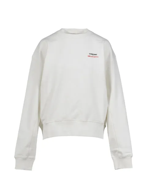 Sanrio x Comfort Hello Kitty graphic-print sweatshirt White 4PAPSS01