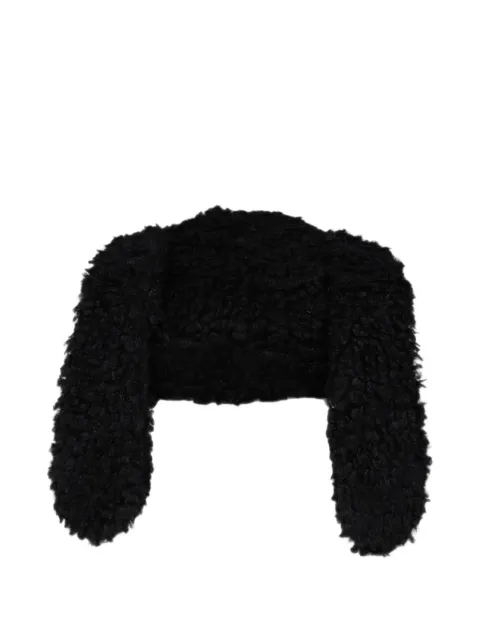 BASICKS rabbit-ear beanie hat Black AHT09