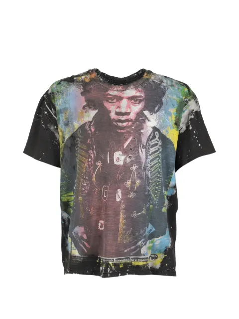 Earthling Collective Jimi Hendrix graphic-print T-shirt Black EL5
