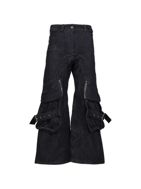 NO/FAITH STUDIOS Wave cargo pants Blue NFSFW25EX