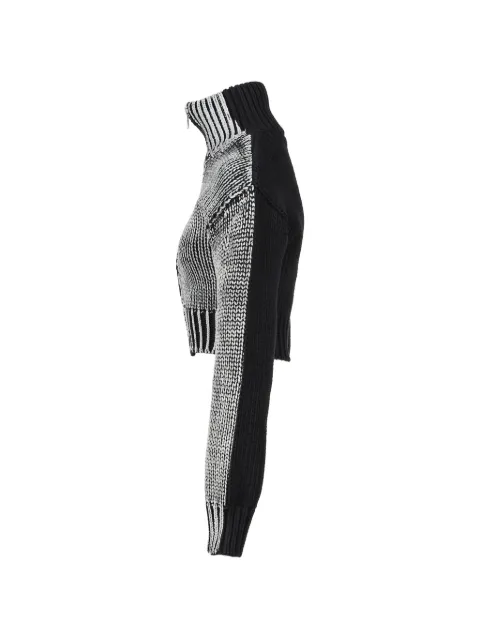 Vaquera ribbed cropped cardigan Silver VAQ10N005