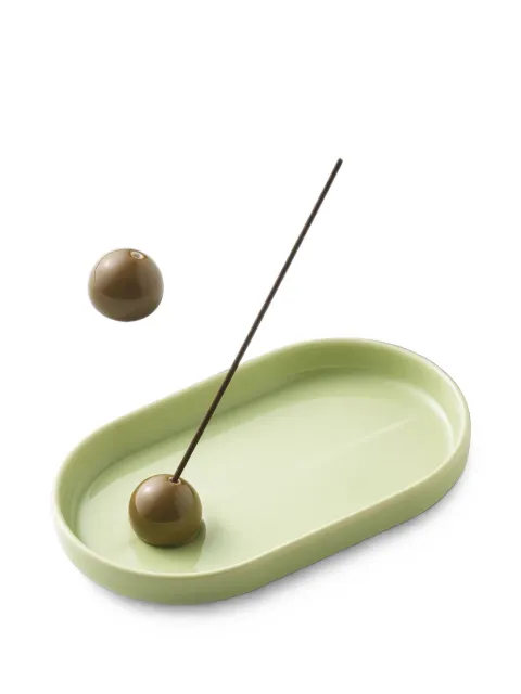 STUDIO THE BLUE BOY Hasamiyaki Key Lime Pie incense holder Green NTIHKEYLIMEPIE