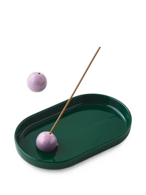 STUDIO THE BLUE BOY Hasamiyaki incense holder Green NTIHDARKFORESTXLAVENDER