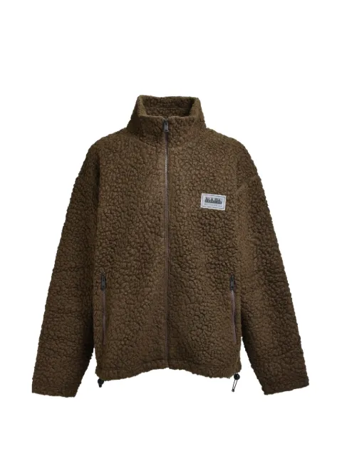Napa By Martine Rose fleece zip-up jacket Brown NP0A4IG7WT1SBRW