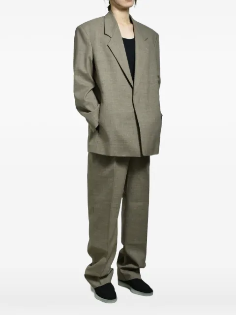 Fear Of God chevron virgin wool blazer Neutrals FG25FW62620TRWDUNEPEARL