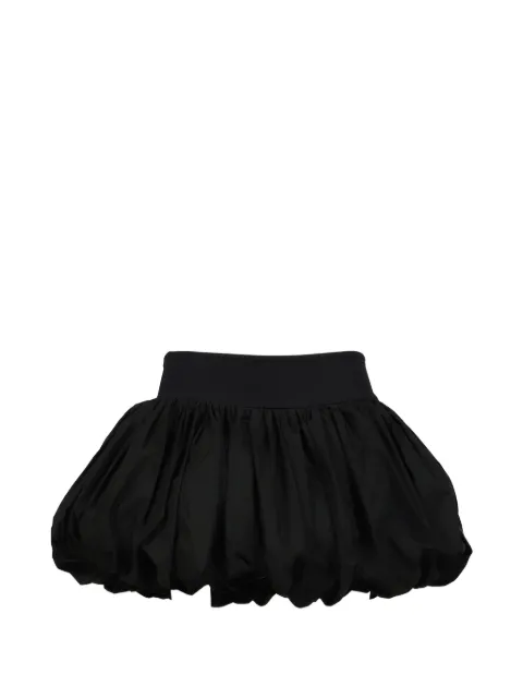 Vaquera gathered full mini skirt Black VAQ10S101