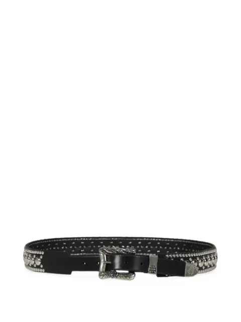 Enfants Riches Déprimés Goodbye Franky hand-studded belt Black 100420BLK