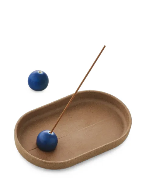 STUDIO THE BLUE BOY Hasamiyaki sandstone incense holder Neutrals NTIHSANDSTONEBLUE