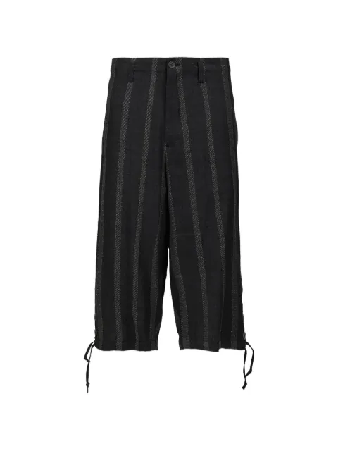 Yohji Yamamoto cropped trousers Black HKP524381S26
