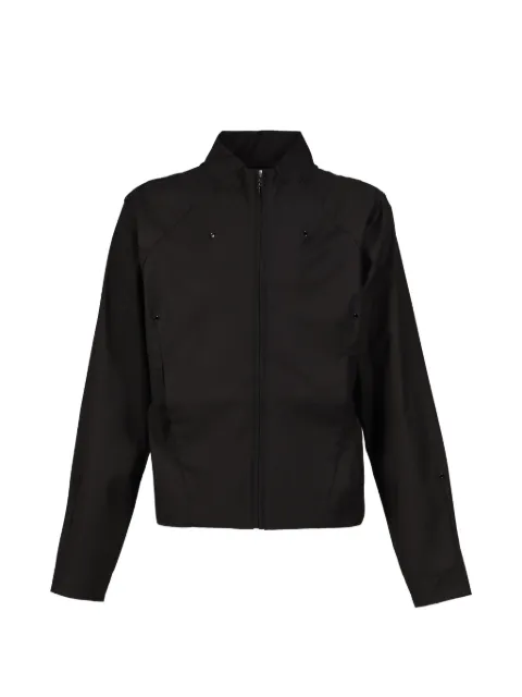 _J.L-A.L_ Mitre raglan-sleeve jacket Black JBMW0656FA468SHUNGITEBLK