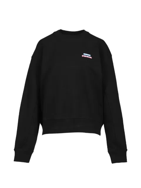 Sanrio x COMFORT graphic-print drop-shoulder sweatshirt Black 4PAPSS02BLK