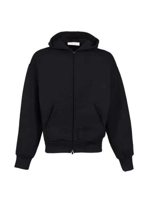 ESSENTIALS x Fear of God logo-print zip-up hoodie Black 192AS252071FVTGBLK