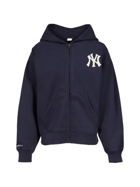 Sporty & Rich Heritage Yankees Serif zip-up hoodie Blue 32SR09ST088610300DARKNVY