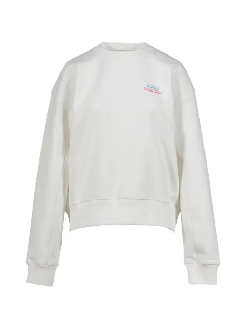 Sanrio graphic-print drop-shoulder sweatshirt White 4PAPSS02WHT