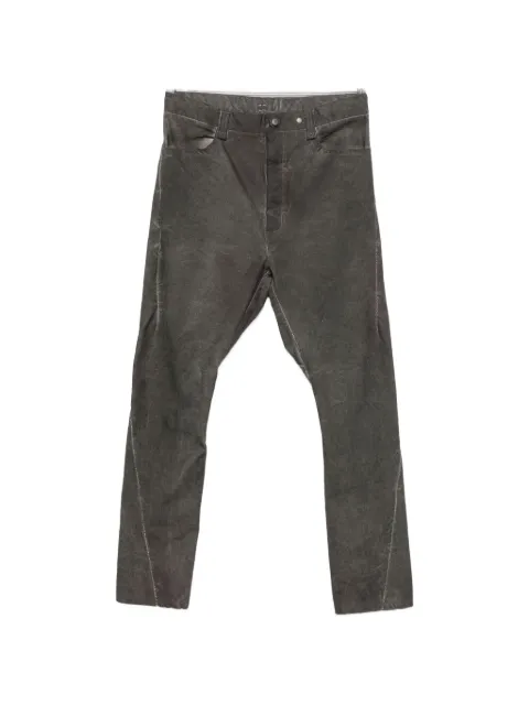 69 BY ISAAC SELLAM four-pocket straight-leg trousers Grey LC4POCKETSARMUREH27