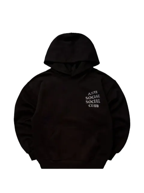 Anti Social Social Club Mind Games rhinestone hoodie Black ASSC085