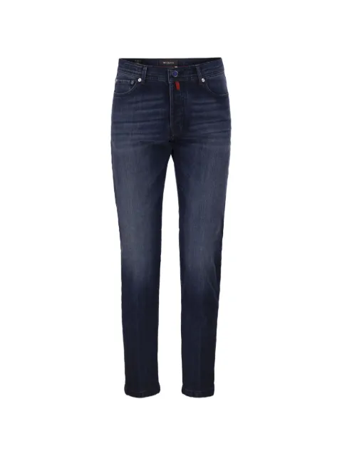 Kiton faded-wash five-pocket slim-fit jeans Blue UPNJSMK0113H0300L