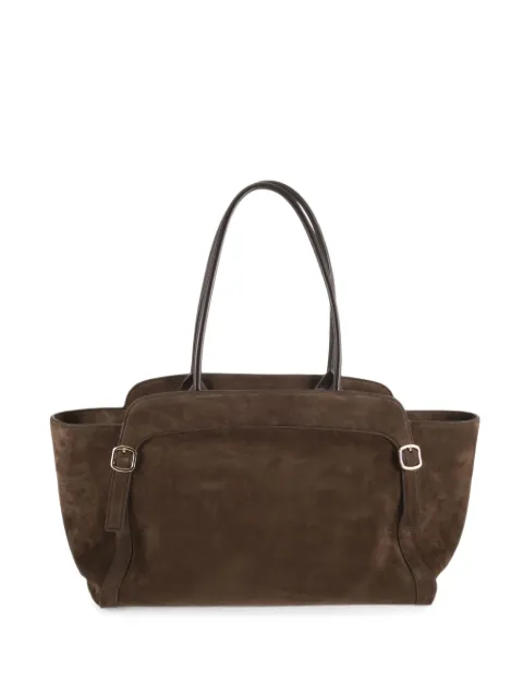 Santoni M Didi buckle-detail tote bag Brown DIBBA3041DBHSKWT30
