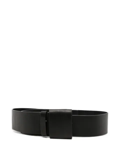 Rundholz wide-strap leather belt Black 2261435303