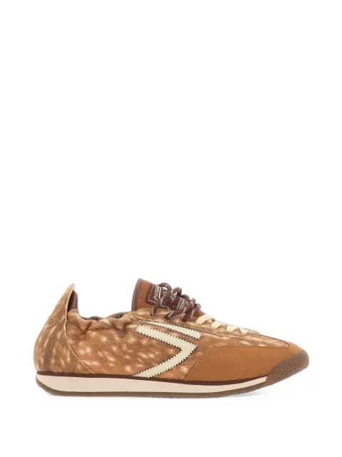 Puraai Panther animal-print low-top sneakers Brown PU602P049PANTHBAMBI