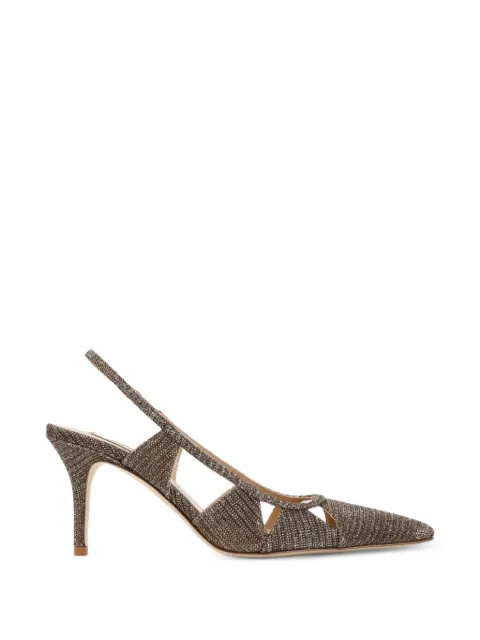 Arteana pointed-toe cut-out pumps Brown AW26SAVCAMGSP75