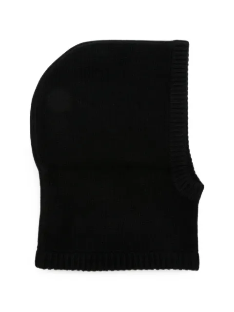 Soft Goat ribbed-knit balaclava Black FW25SF23118