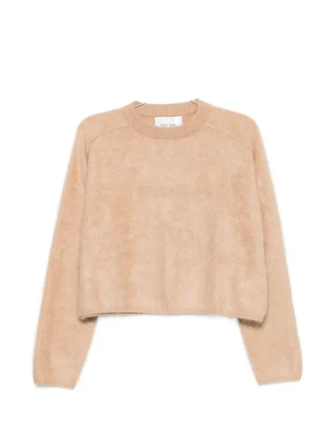 Soft Goat brushed-finish crew-neck sweater Neutrals FW25SF2408