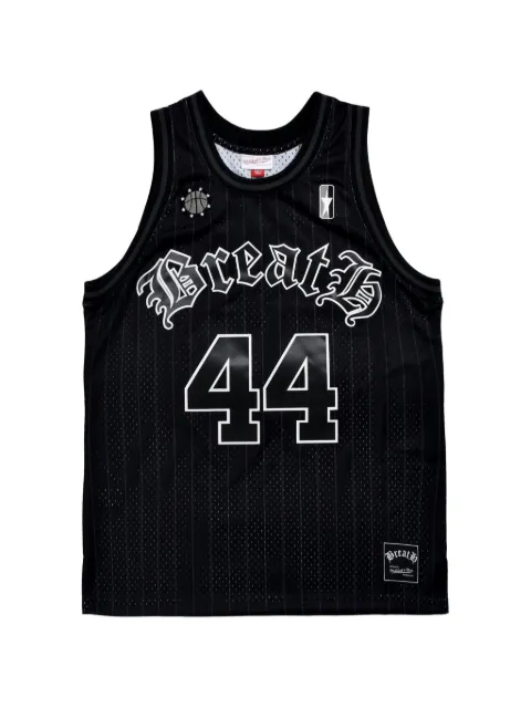 BREATH xMitchell&Ness BB logo-print tank Black BR24SST7903