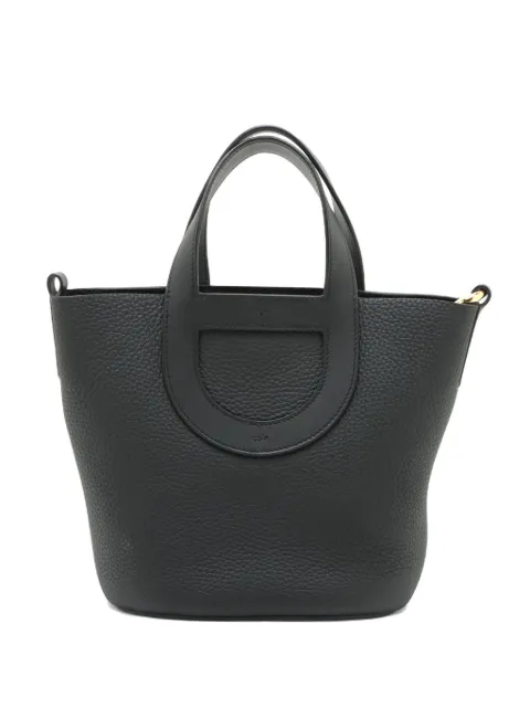 Hermès Pre-Owned 2022 Clemence and Swift In The Loop 18 handbag Black 2Y2FRWVX3HJGOE6Y