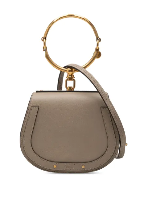 Chloé Pre-Owned 2018 Small Leather Nile Bracelet satchel Grey LZXKKQ8UWPOWO68Y