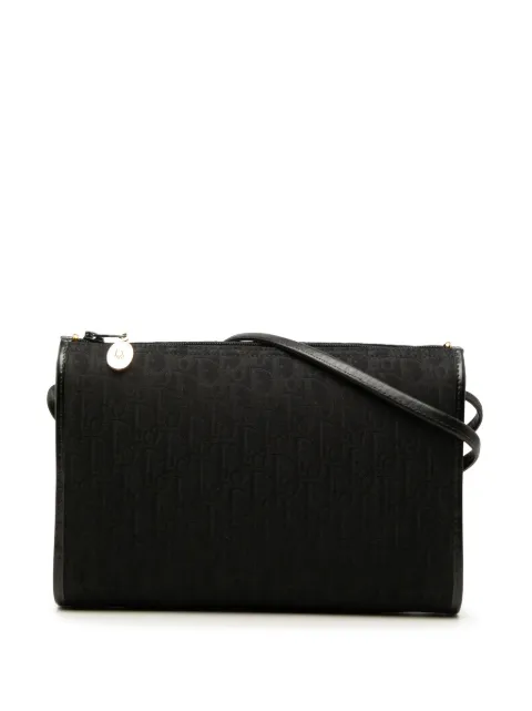 Christian Dior Pre-Owned 20th Century Diorissimo Trotter Canvas crossbody bag Black 6X8O96DSWHM6HMTO