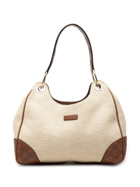 Gucci Pre-Owned 2000-2015 Guccissima Trimmed Canvas Colbert shoulder bag Brown NZ3BO25FAAPH8BOH