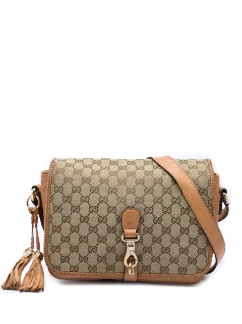 Gucci Pre-Owned 2016-2026 GG Canvas Marrakech crossbody bag Neutrals 80FWVJM6F713PCC9