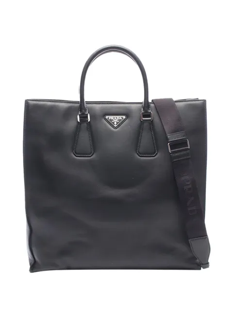 Prada Pre-Owned 2013-2026 Soft Calf satchel Black 5PNW8LS3U7PCQEG9