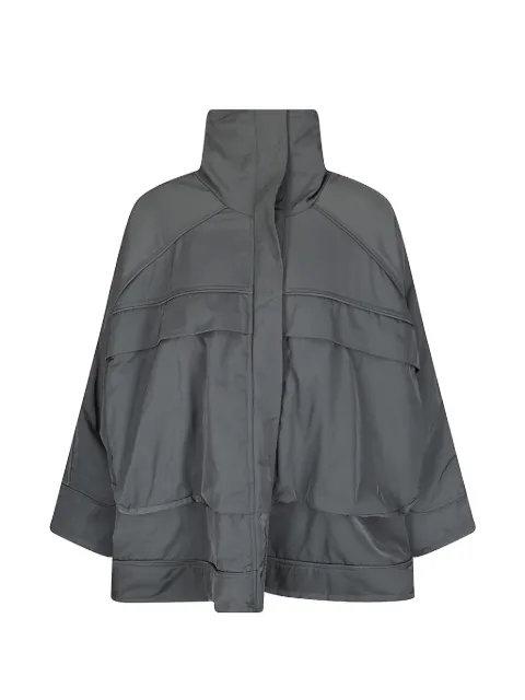 M.S.M. oversized high-collar jacket Grey X650