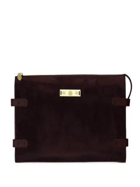 Tyler Ellis Dean Messenger suede crossbody bag Brown T62SU203O