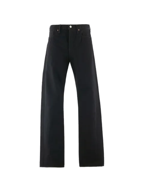 SAINT MXXXXXX straight-leg washed jeans Black SMMK80000077