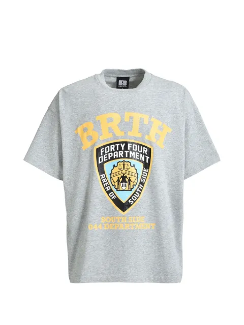 BREATH logo-print T-shirt Grey BR25SSC5021