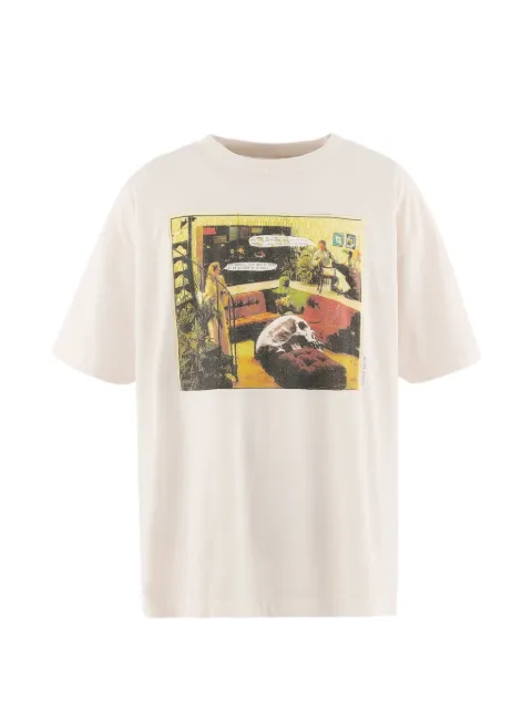 SAINT MXXXXXX x Jamie Reid graphic-print T-shirt Neutrals SMMK80000C05