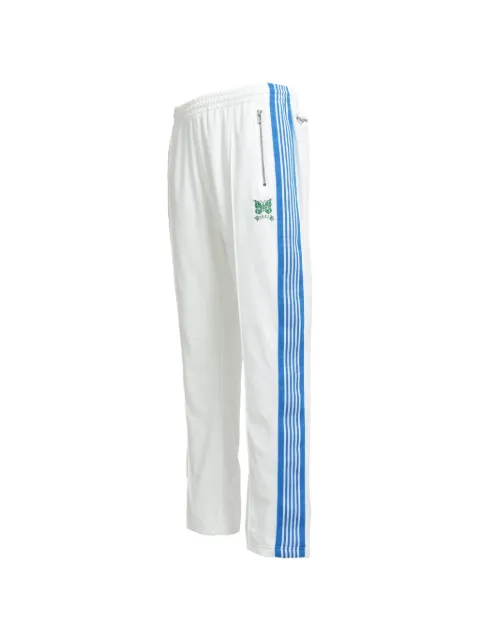 BREATH x Needles side-stripe velour track pants White BR25SSNEEDLESWHTP1