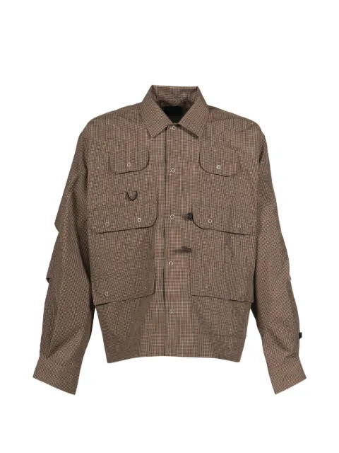 DAIWA PIER39 multi-fishing-pocket shirt Brown BE85026