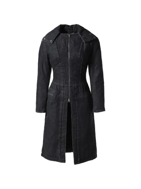 KNWLS Alice denim coat Black FW24ALICEC0WASHBWASHEDBLACK