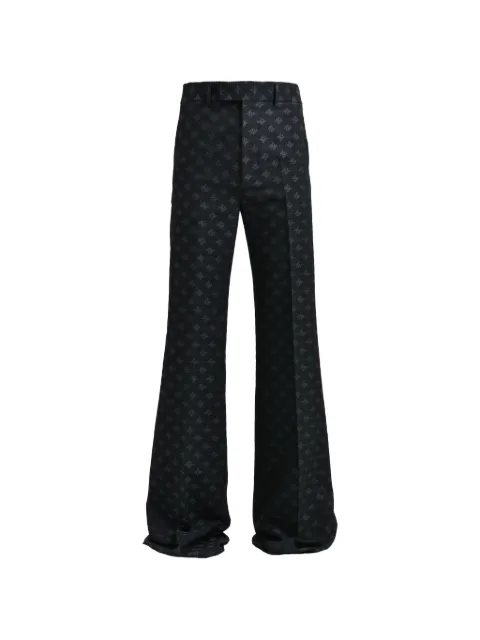 AMIRI MA Quad jacquard flared trousers Black SRAMSUFP1058