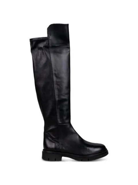 STATUS leather knee-high boots Black S8503G