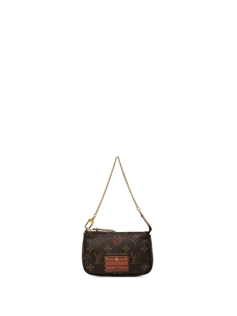 Louis Vuitton Pre-Owned 2013 Monogram Trunks and Locks Mini Pochette Accessoires shoulder bag Brown TEK47JAOVCSGF49S
